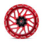 TRITON CANDY RED MILLED 20X10 5X4.5/5.0 78.1 QLD -18 Ζάντες Fuel Off-Road - Image 2