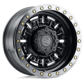 BR ABRAMS MGL-GUNBLACK MACH DARK TINT LIP 17X9.5 5X127 -18 71 Ζάντες Black Rhino