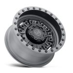 BR ABRAMS TEXTURED MATTE GUNMETAL 17X9.5 5X127 -18 71 Ζάντες Black Rhino - Image 2