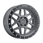 BR KELSO BATTLESHIP GRAY W/BLK LIP EDGE 18X9 5X127 +0 71 Ζάντες Black Rhino