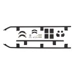 ΠΛΑΪΝΟ ΡΕΛΙ ΣΧΑΡΑΣ GUARD RAIL FRONT 3/4 1835X1285 SUITS 1770030 - Image 3