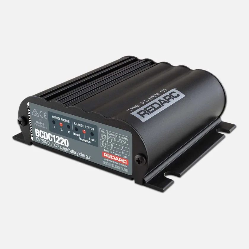 fortistis-redarc-12v-20a-smart-start-dcdc-3-stage-battery-charger1 Φορτιστής REDARC 12V 20A SMART START DCDC 3 STAGE BATTERY CHARGER - Image 1
