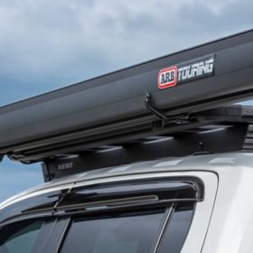 Τέντα ARB πλαϊνή μαύρη 250x250 με Led