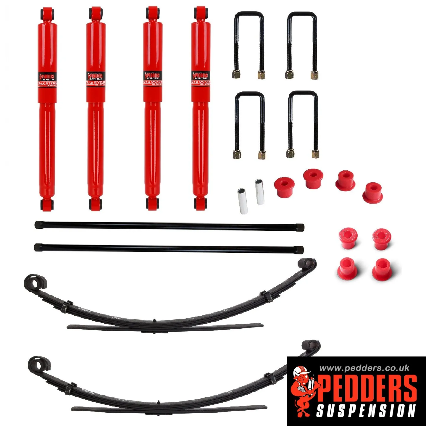 Προϊοντα 4x4 > Pedders Ανάρτηση Pedders 1.5 Inch Suspension Lift Kit. WITH Torsion bars. Toyota Hilux Mk4 & 5 & MK3