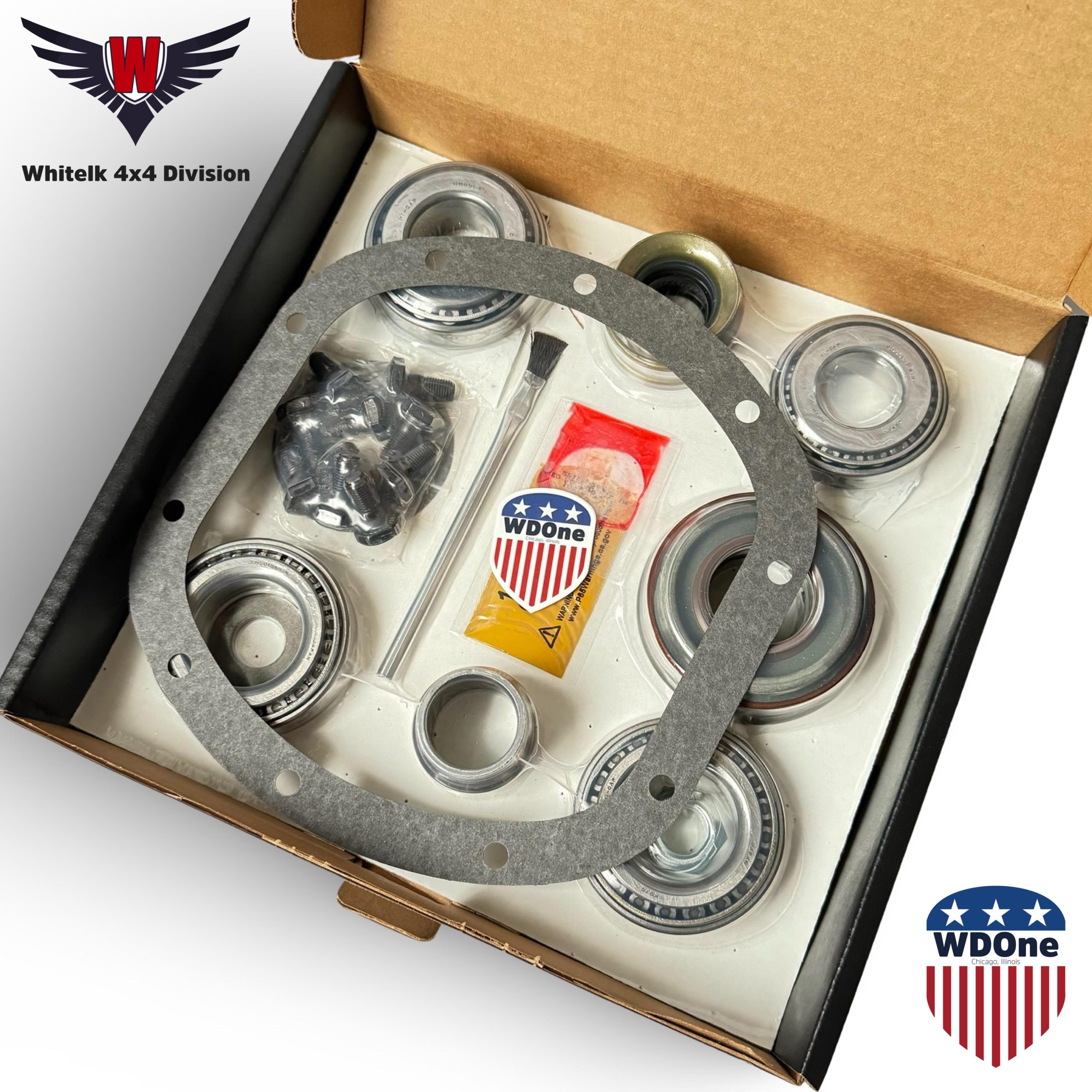 wdone-master-installation-kit-dana-30-tj-front WDOne Master Installation Kit Dana 30 TJ Front - Image 1