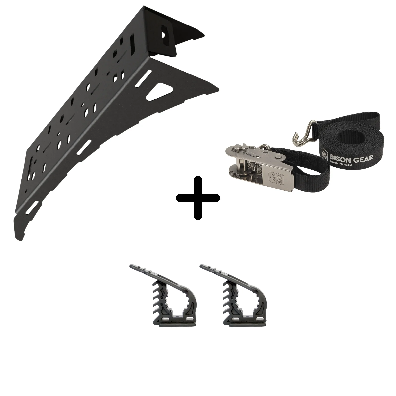 SET-Universal-Wheel-Mount-NEW-Strap-2-pcs_-FIT-RUB-32-45mm-1-Bison-Gear Set Βάση Bison για τη ρεζέρβα με βάση στήριξης εργαλείου 32-40mm - Image 1
