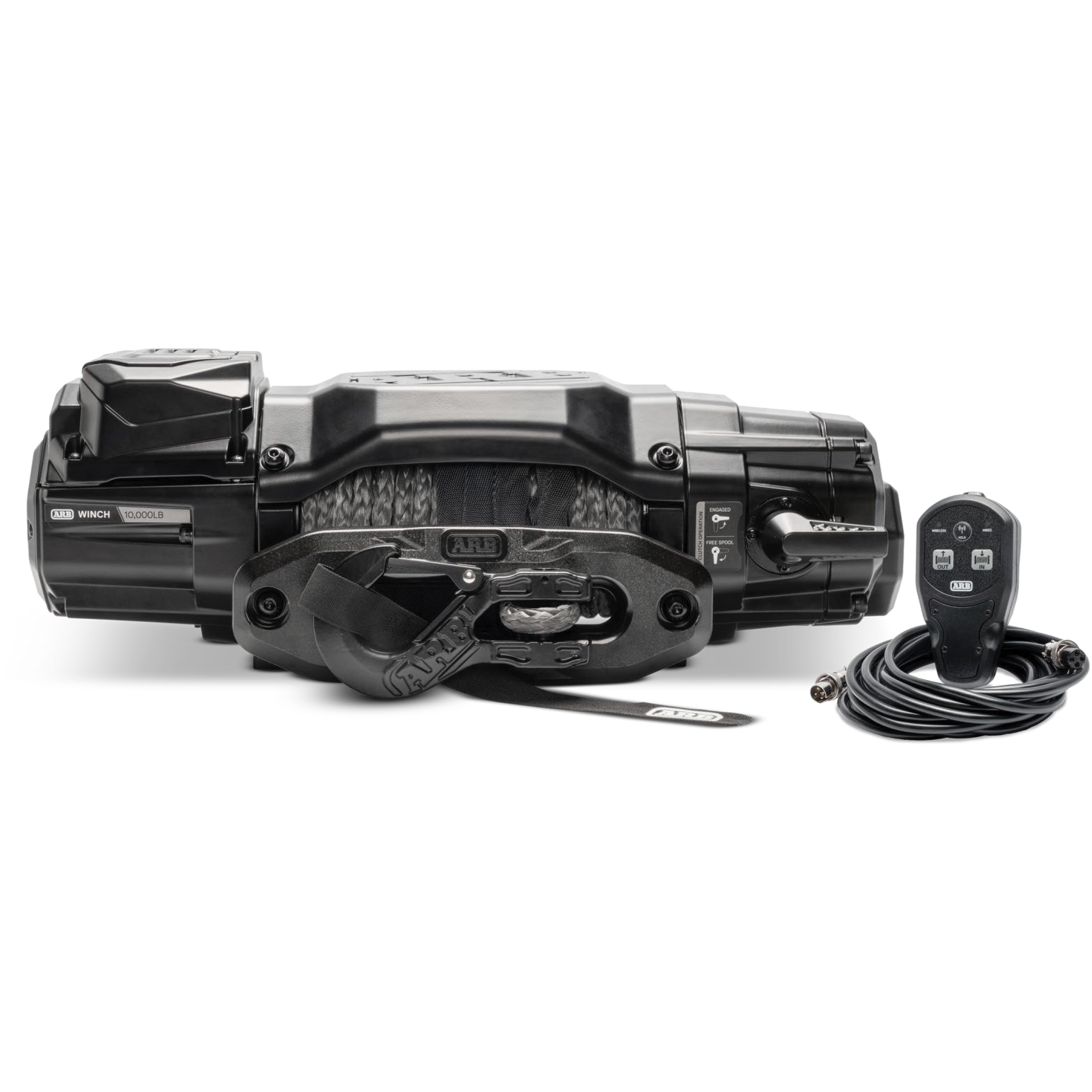 qrb1 Εργάτης ARB Winch 10000lb με συνθετικό σχοινί - Image 1