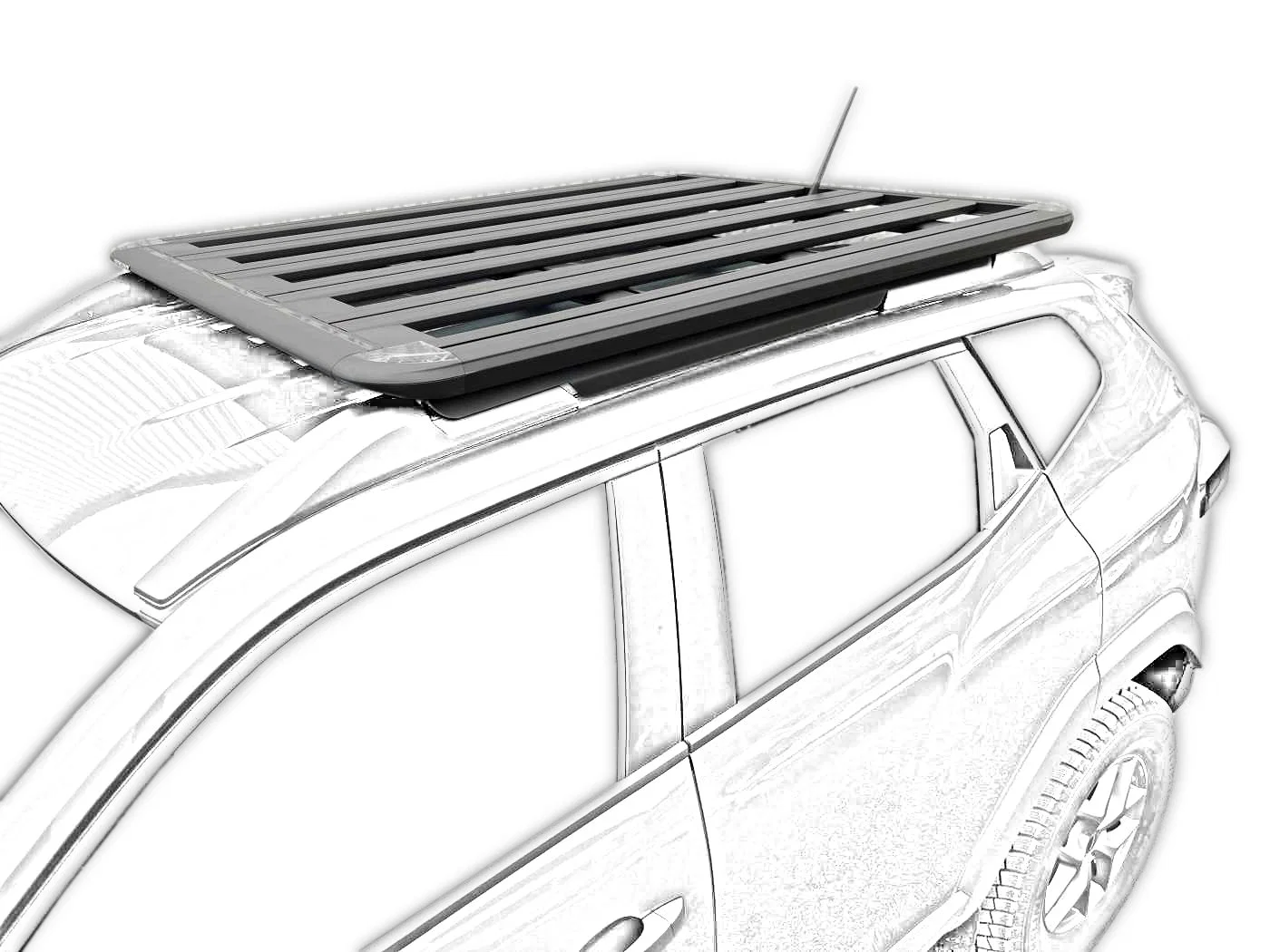 50-10JT01036_1 Rhino Rack Pioneer 6 1500x1240mm, for Dacia Duster '24 on, Dacia Bigster - Image 1